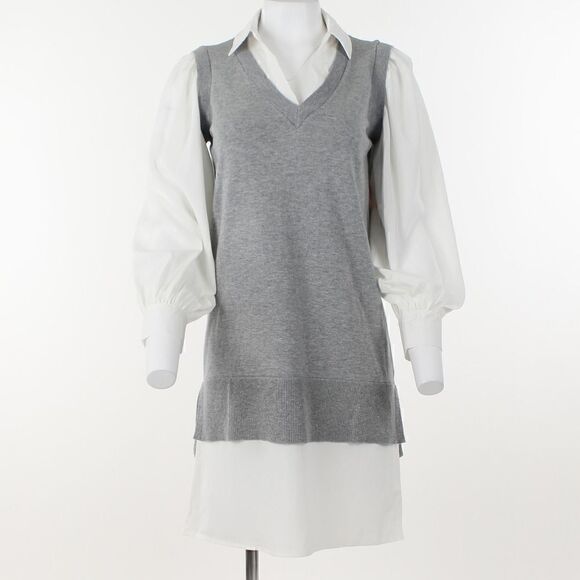 Riley & Rae Layered-Look Sweater Dress - Picture 2 of 5